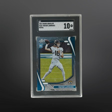 2021 Panini Absolute Football Trevor Lawrence Rookie Card #101 RC SGC 10