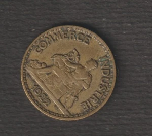 Cámara de Comercio de Francia 1922 50 céntimos CIRC - Imagen 1 de 2