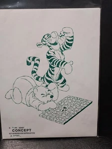 WINNIE THE POOH original art TIGGER EEYORE by Jack Kirby inker MIKE ROYER signed - Picture 1 of 17