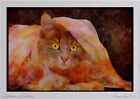 Cats Kittens 336002 Glamor Puss Watercolour Picture Ltd Ed A3