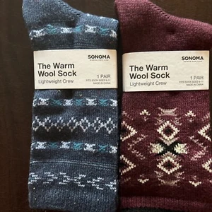 Women's SONOMA The Warm Wool Sock Size 9-11 - Brand New with tags - choose color - Picture 1 of 13