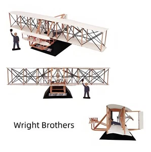 Wright Brothers Wright Flyer plane paper Model DIY 19 x 36 cm - Foto 1 di 5
