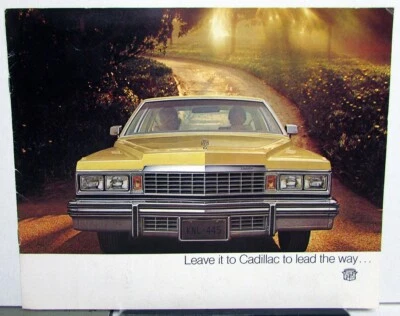 1977 Cadillac Fleetwood Deville Eldorado Seville Sales Brochure XL Mailer Orig - Изображение 1 из 4