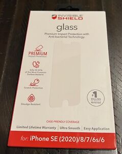 ZAGG Glass Screen Protector for iPhone SE 2020/2022 / 8 / 7 4.7"- Anti-Bacterial