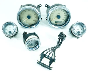 06 Harley Street Glide Touring FLH OEM Tacho Speedo Fuel Oil Air Gauges 33K 1316 - Picture 1 of 21