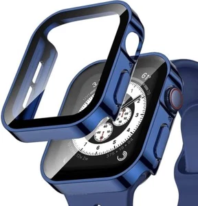 Case Fr Apple Watch Series10 9 8 7 6 5 4 SE Screen Protector 40/42/44/45/46/49mm - Picture 1 of 17