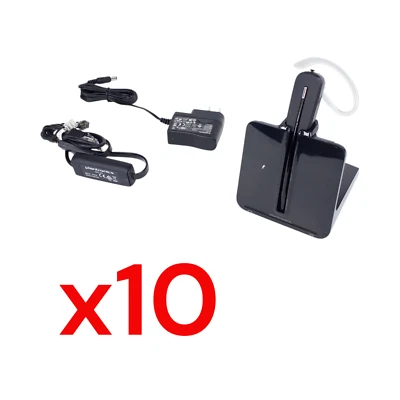 Plantronics WH500 Wireless Headset C054 Charging Base & Accessories 10 LOT E6065 - Image 1 of 4