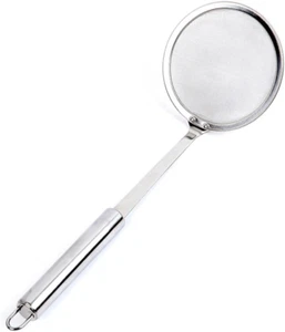 Hot Pot Fat Skimmer Spoon - Stainless Steel Fine Mesh Strainer for Skimming Grea - Picture 1 of 8