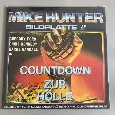 Mike Hunter - Countdown zur Hölle - Bildplatte -Laserdisc - Laser Videodisc - LD - Bild 1 von 3