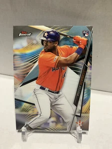2020 TOPPS FINEST YORDAN ALVAREZ ROOKIE CARD RC HOUSTON ASTROS - Picture 1 of 2