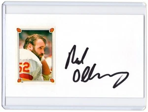 NEAL OLKEWICZ NFL Redskins Auto Autographed Signed 3x5 Index Card B - Picture 1 of 1