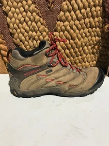 Merrell Moab Earth Brown Leather Men's Hiking Boots Size 10.5 Active Outdoors - Picture 1 of 9