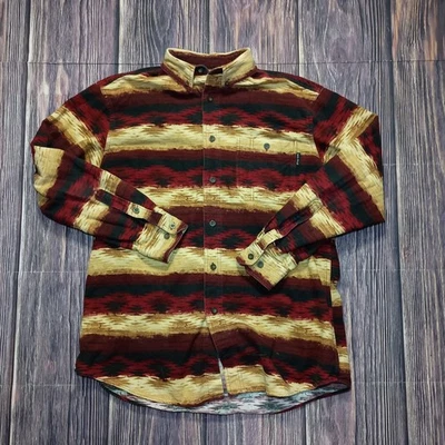 VTG Woolrich Ruby Navajo Blanket Heavy Flannel Long Sleeve Shirt Mens Medium  - Image 1 of 4