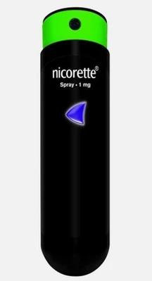 NICORETTE Mint Spray 1 mg/Sprühstoß  2 St. PZN 16675800 AICP - Bild 1 von 2