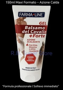 Balsamo del Cavallo Farma+Line Gel Riscaldante Forte 150ml Made in Italy - Picture 1 of 1