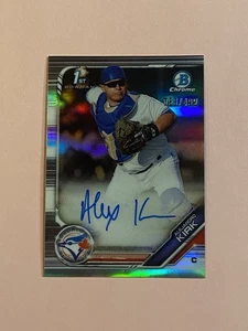 Autografo Alejandro Kirk 2019 1° Bowman Cromato Rifrattore /499 - Foto 1 di 3