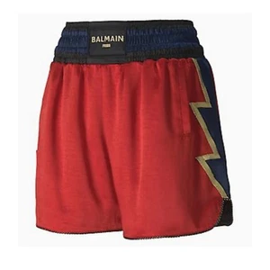Puma x Balmain Paris Boxing Shorts in Red Women’s Size M - Picture 1 of 5