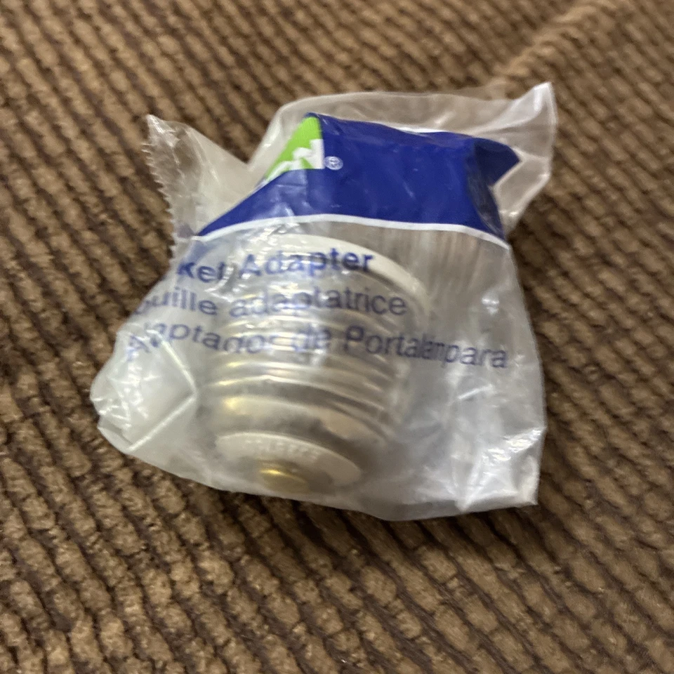 Leviton 75-Watt  Lampholder Adaptor Medium to Candelabra, White (2-Pack) 2007 - Image 1 of 1