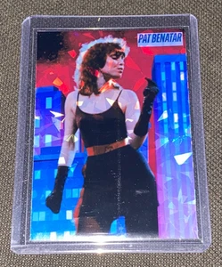 Pat Benatar Custom Downtown Holographic Refractor Pop Art Card memorabilia - Picture 1 of 4