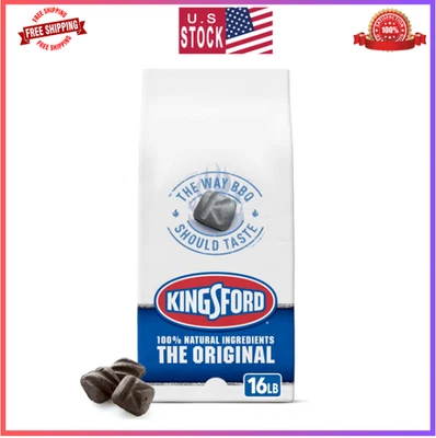 Kingsford Original Charcoal Briquettes, BBQ Grilling Charcoal, 16 lb Bag - Image 1 of 4