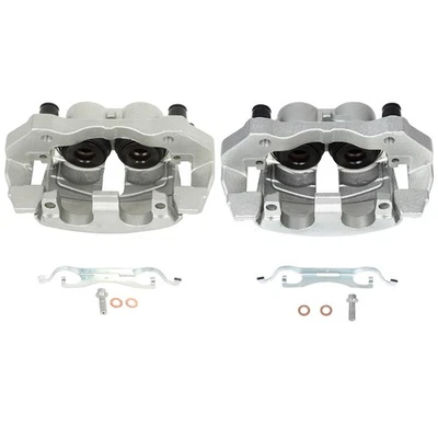 Par de pinzas de freno delanteras izquierda derecha para Dodge Durango 2011-2018 con soporte Foto 1 de 4