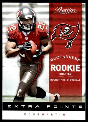 2012 Panini Prestige Extra Points Gold Doug Martin #245 Tampa Bay Buccaneers - Image 1 of 2