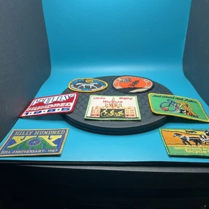 7 Bicycle Club Patch Lot Vintage Patches Bike Club 80s - Picture 1 of 11