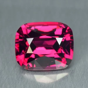 2.22Ct Cushion, Natural Vivid Pink Umbalite Garnet - Umba Mines Loose Gemstone - Picture 1 of 1