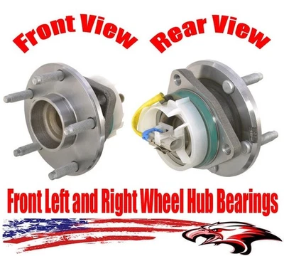 Cojinetes de cubo de rueda delantera para Chevrolet Corvette 2009-2013 de aspiración natural Foto 1 de 4