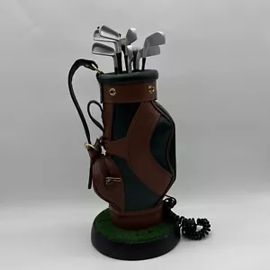 Vintage Golf Bag Phone Landline Telephone Corded Golfing - Picture 1 of 5