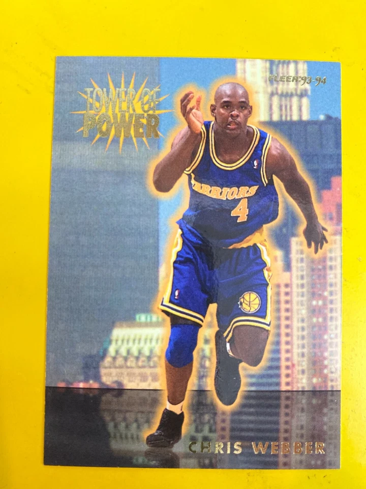 D49063 1993-94 Fleer Towers of Power #29 Chris Webber ROOKIE - Image 1 of 1