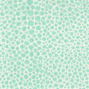 Maresca Textiles Animal Skin Dot Linen Print Fabric- Shagreen Turquoise 2.70 yd - Picture 1 of 1