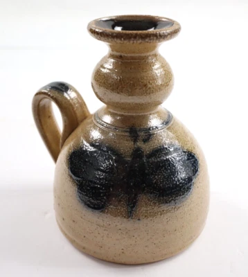 VTG Rowe Pottery Handmade One Handle Dragonfly 5" Inch Jug 1983 - Image 1 of 4