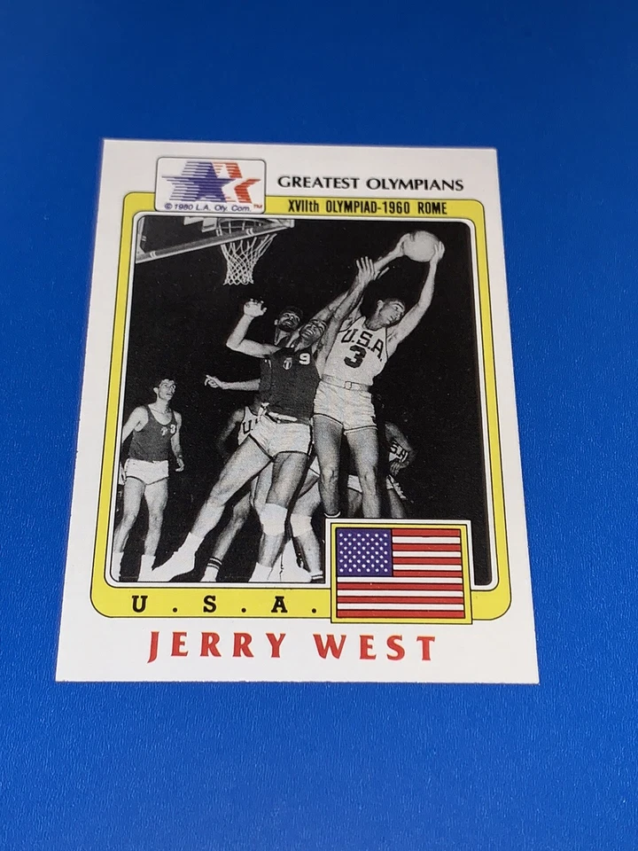 1983 Topps History's Greatest Olympians Jerry West Card #91 NM-MINT - Imagem 1 de 1