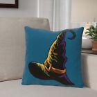 Halloween Witch Pillow Cover  Single Printed Cushion Case For Home Décor  Sofa