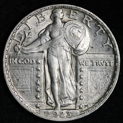 1923 Standing LibertY Silver Quarter BU *UNCIRCULATED* MS E261 WCNM - Image 1 of 2