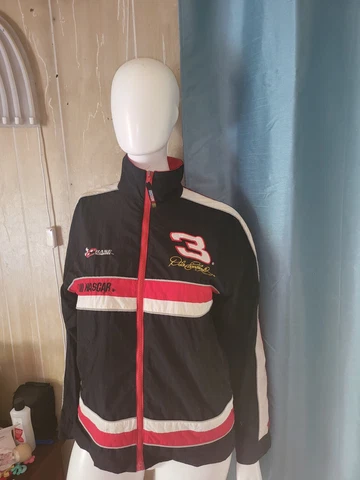 Chase Authentics  Dale Earnhardt Sr Black Red White Jacket Goodwrench Service Cover