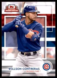 2022 Topps Trading Card Day Willson Contreras Chicago Cubs #NTCD-6 - Picture 1 of 2