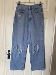 Jeans New Look Edad 14 Años Azul Denim Pierna Ancha - Imagen 1 de 6