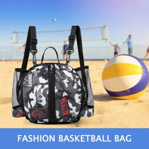Mesh Basketball Tasche Basketballtasche für Outdoor Sport (schwarz Camouflage) UK - Bild 1 von 6