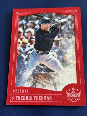 2018 Panini Diamond Kings SP Red Frame Freddie Freeman #143 - Image 1 of 2