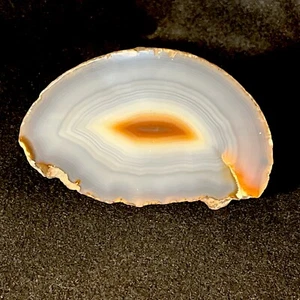 “The Eye”; A Stunning Polished Half Nodule Agate 5x3x2” - Picture 1 of 11