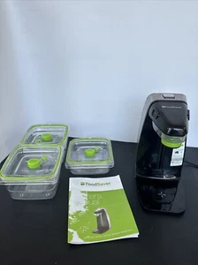 FoodSaver Vacuum Sealer FM1100 Fresh Preserver w/3 Canister 2 (5cup) 1 (3cup) - Picture 1 of 13