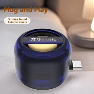 Portable Mini Speaker USB Small Speaker with 3.5mm Input Aux Jack W4B0 - Bild 1 von 12