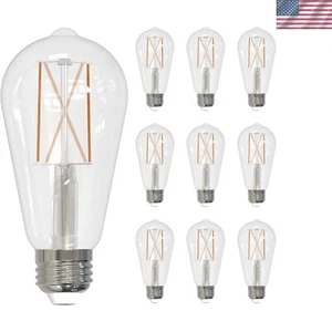 Item , Filament LED Light Bulb, 8.5 Watt, ST18, 2700k, Fully Compatible Dimmi... - Picture 1 of 3