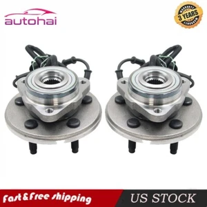 2* Cojinete de cubo de rueda delantera para 03-05 Ford Explorer Mountaineer Lincoln Aviator - Imagen 1 de 11
