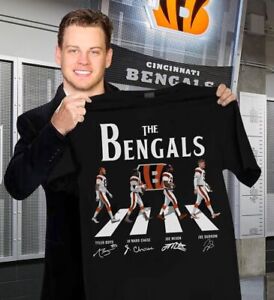 Cincinnati Bengals The Bengals Road Signed Shirt, Joe Burrow, Mixon Shirt Nfl 