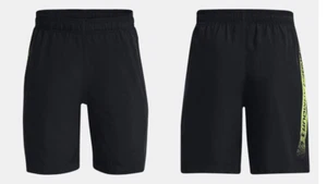 New Under Armour Boys' Woven Graphic Shorts Choose Size MSRP $25 - Picture 1 of 2