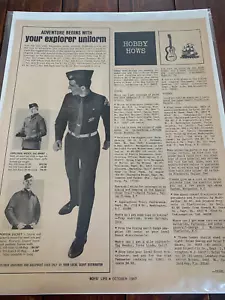 Anuncio de uniforme vintage de Boy Scouts Explorer 1967 - Imagen 1 de 1