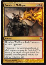 Breath of Malfegor *Common* Magic MtG x1 Alara Reborn SP
